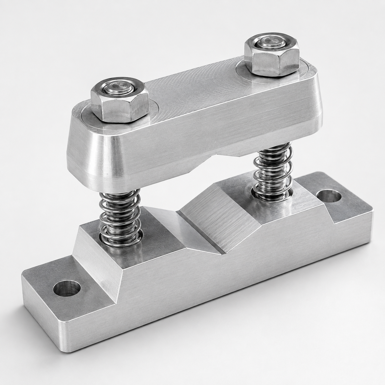 NRSV-01 precision aluminum shaft vise for non-marring industrial workholding